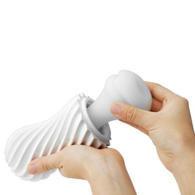 Masturbatore Tenga Flex - Silky bianco Effetto Suzione