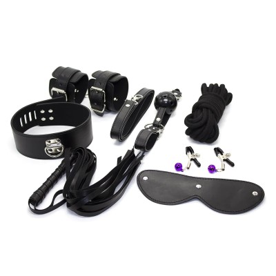 BDSM Set K 8 pz Black