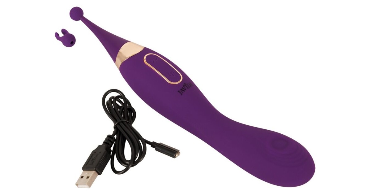  farfalle lingue e altri-2 in 1 Vibrator-LaChatte.it