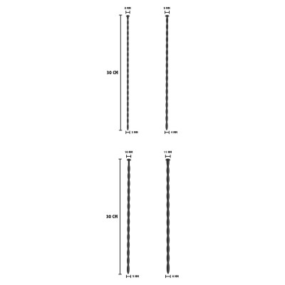 Starter Set di 4 Sonde Uretrali Small