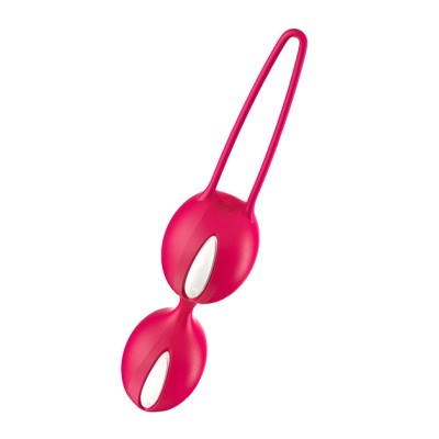 Palline vaginali per esercizi di Kegel  Smartballs Teneo DUO India Red 76 grammi