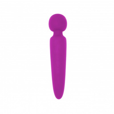 Massaggiatore Wand Vibrante Ricaricabile in Silicone nr88 Fucsia