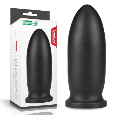 9" King Sized Anal Bomber Black 26,7 cm